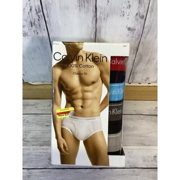Preppy Streetwear Coquette Utility Calvin Klein Briefs (4-Pack, Size 2XL) - Picture 1 of 2